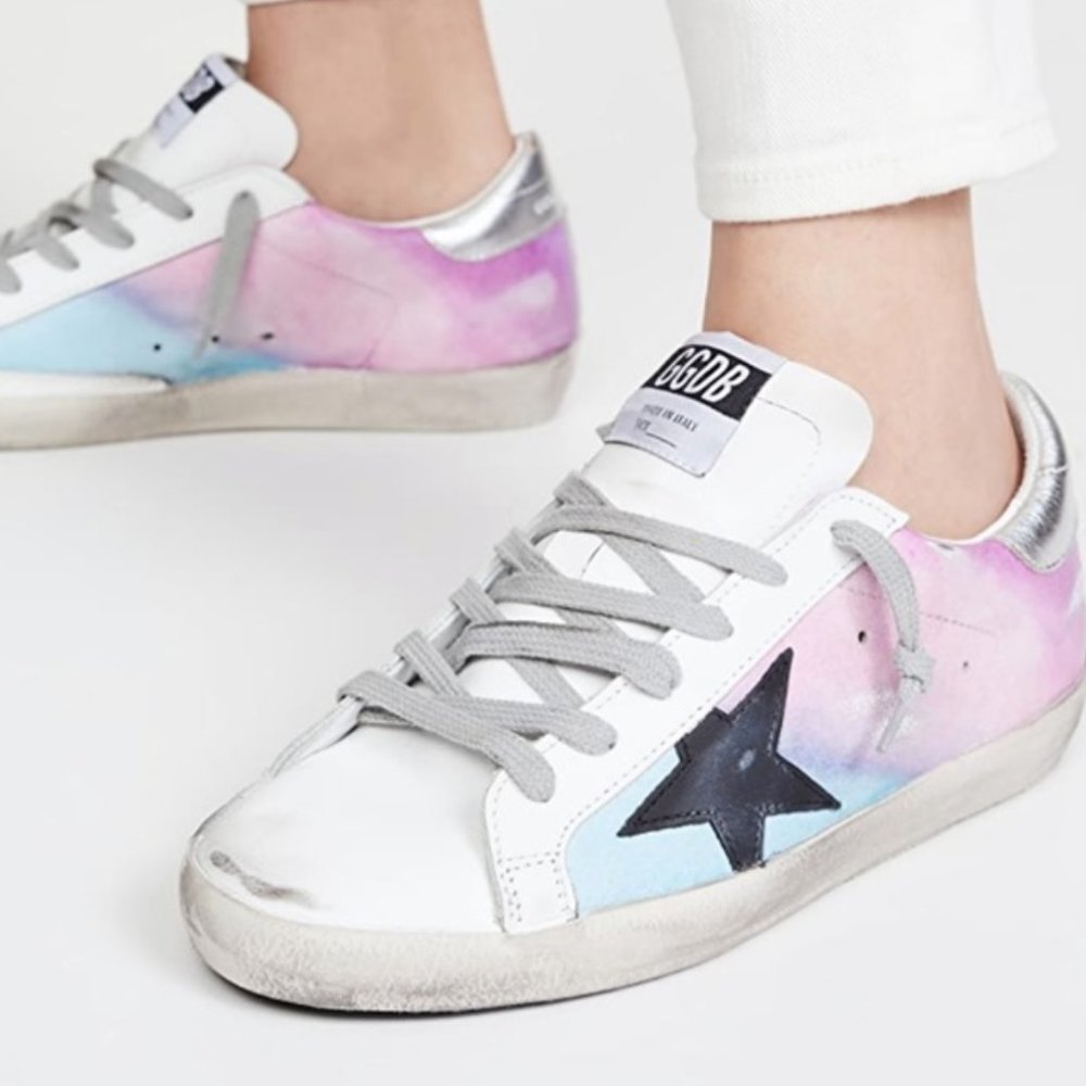 NEW Golden Goose Superstar Sneakers Tie Dye